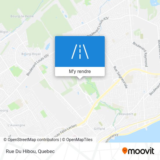 Rue Du Hibou plan