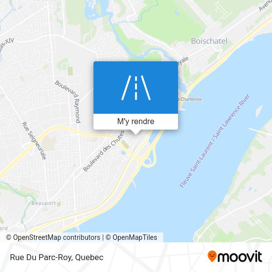 Rue Du Parc-Roy plan