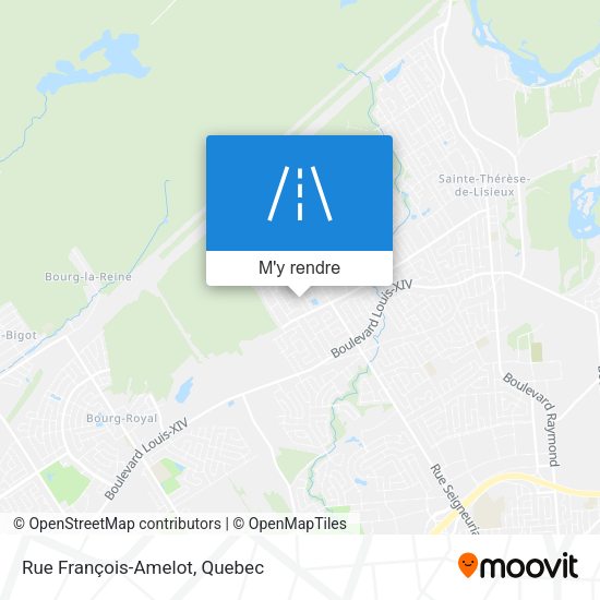 Rue François-Amelot plan