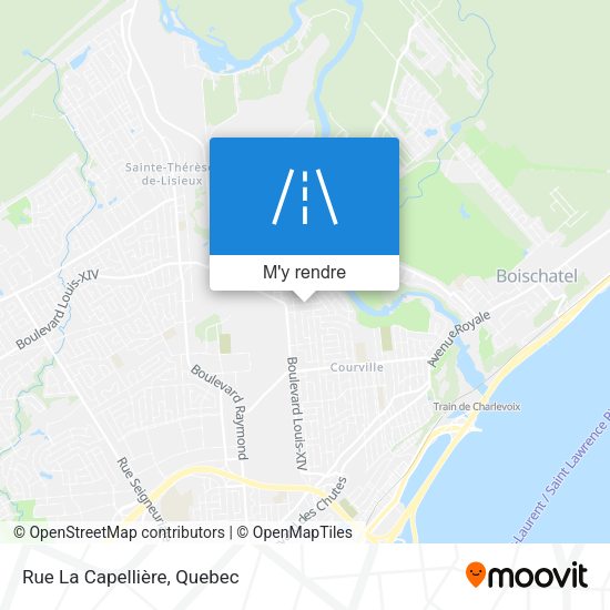 Rue La Capellière plan