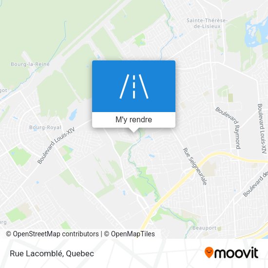 Rue Lacomblé plan