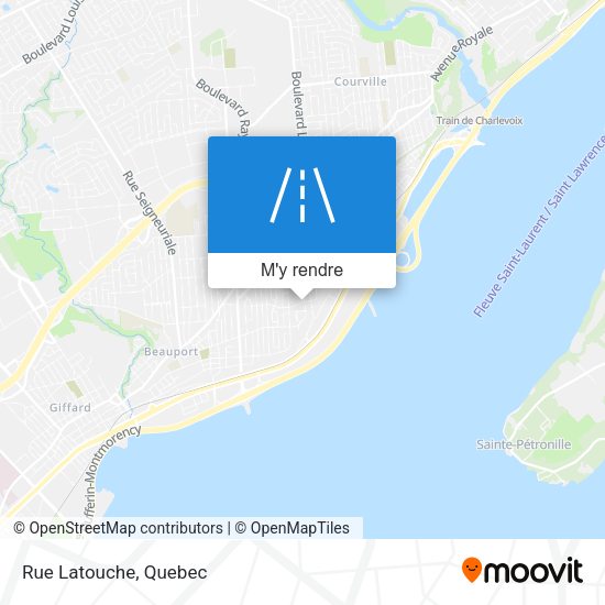 Rue Latouche plan