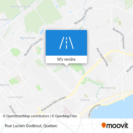 Rue Lucien Godbout plan