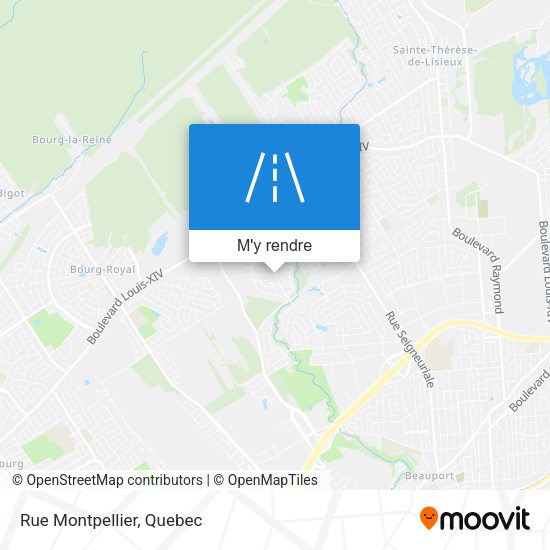 Rue Montpellier plan