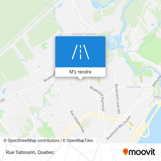 Rue Sabourin plan