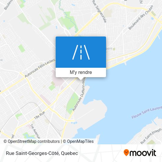 Rue Saint-Georges-Côté plan