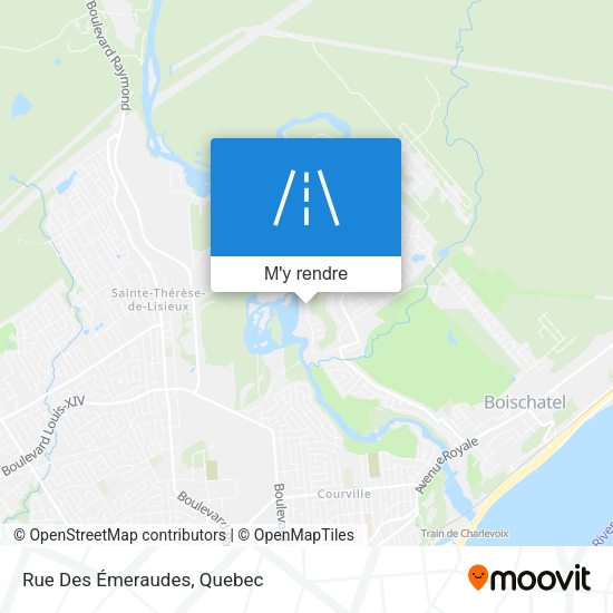 Rue Des Émeraudes plan