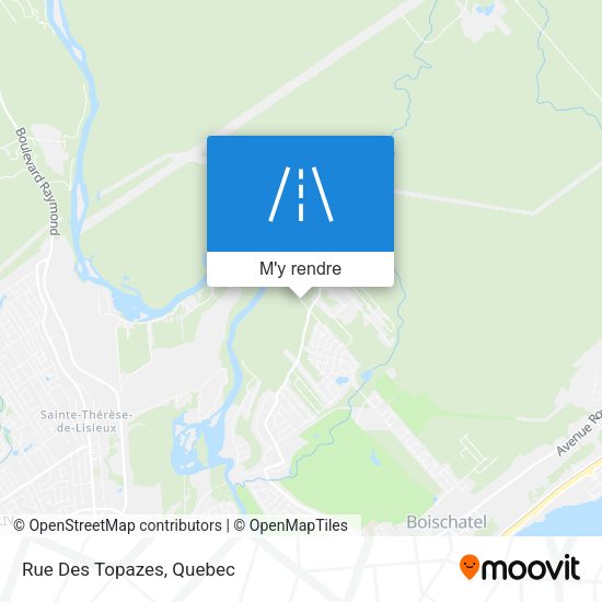 Rue Des Topazes plan
