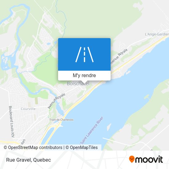 Rue Gravel plan