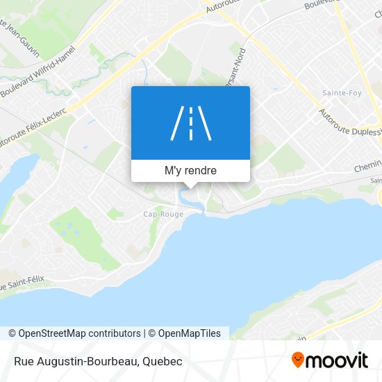 Rue Augustin-Bourbeau plan
