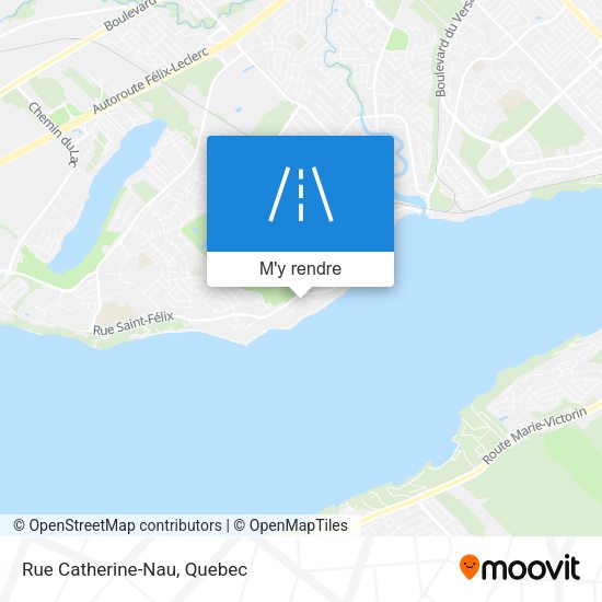 Rue Catherine-Nau plan