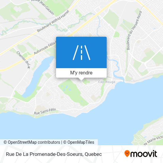 Rue De La Promenade-Des-Soeurs plan