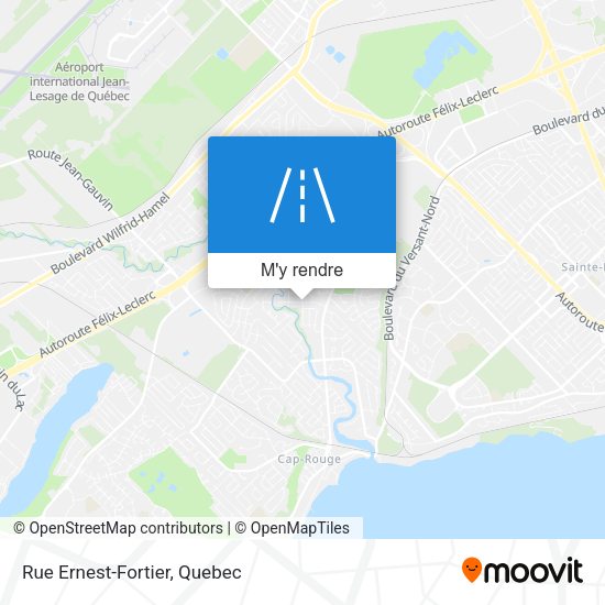 Rue Ernest-Fortier plan