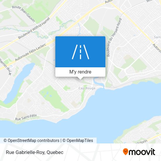 Rue Gabrielle-Roy plan