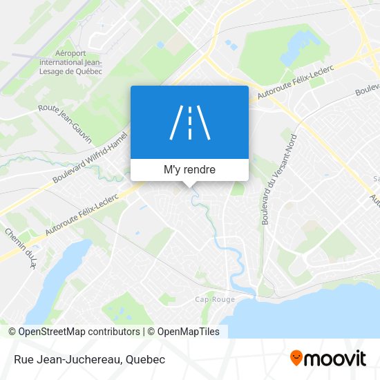 Rue Jean-Juchereau plan
