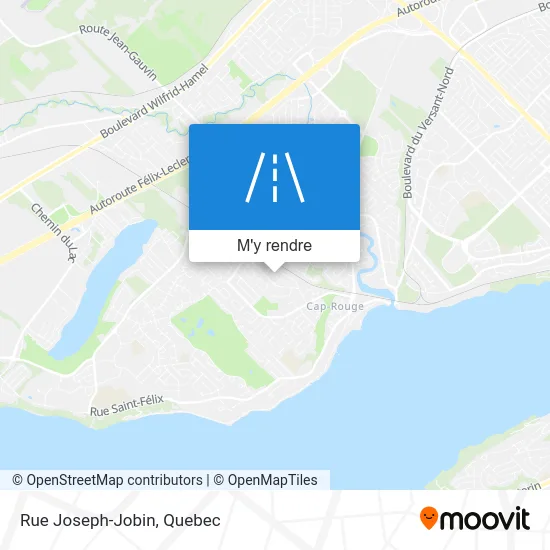 Rue Joseph-Jobin plan