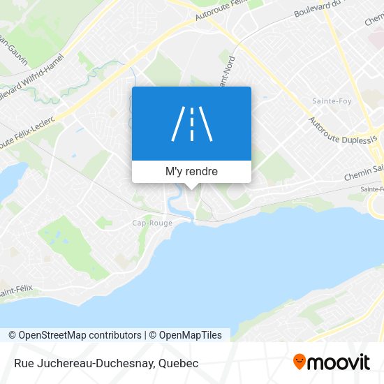 Rue Juchereau-Duchesnay plan