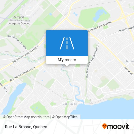 Rue La Brosse plan