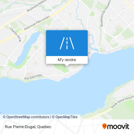 Rue Pierre-Dugal plan
