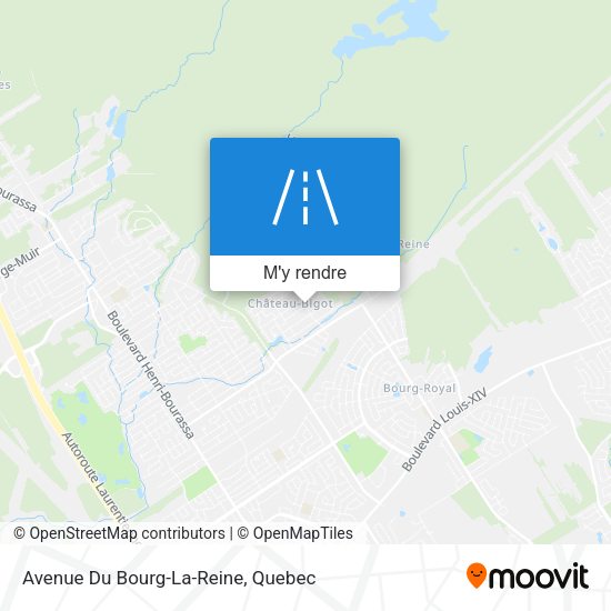 Avenue Du Bourg-La-Reine plan
