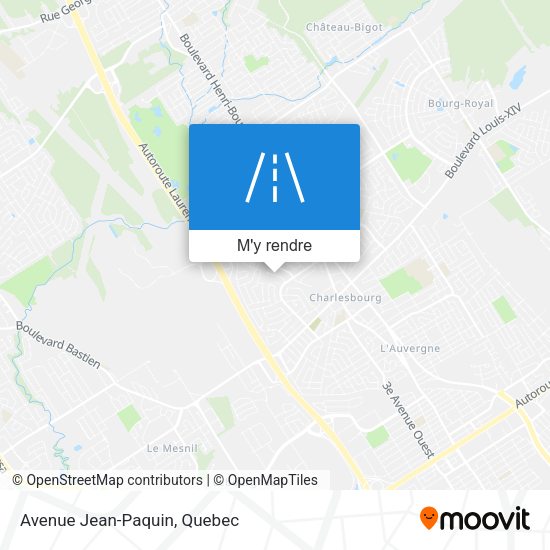 Avenue Jean-Paquin plan