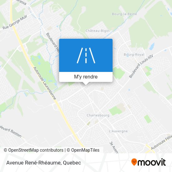 Avenue René-Rhéaume plan