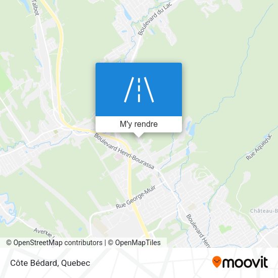 Côte Bédard plan