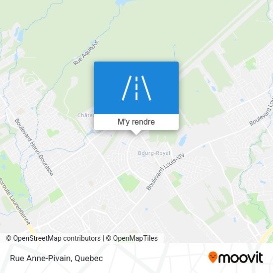 Rue Anne-Pivain plan