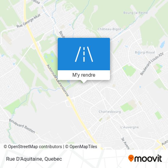Rue D'Aquitaine plan