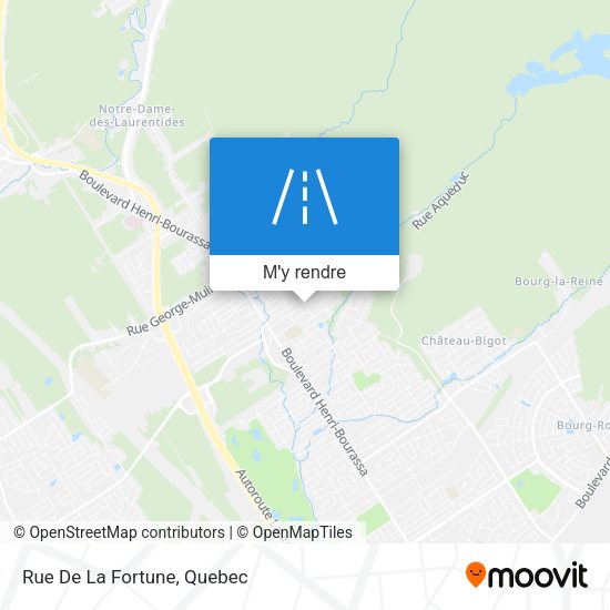 Rue De La Fortune plan