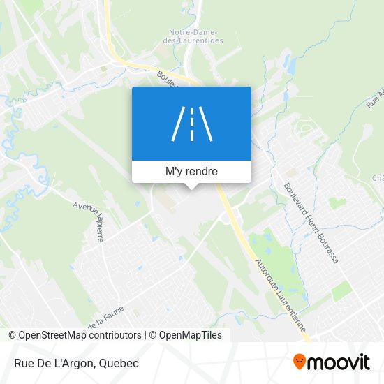 Rue De L'Argon plan