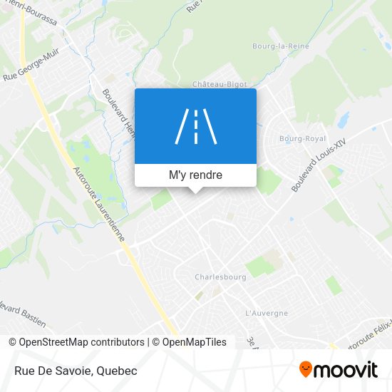 Rue De Savoie plan