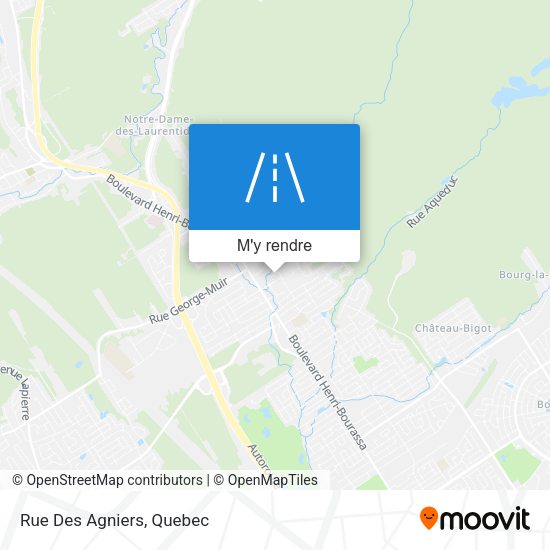 Rue Des Agniers plan