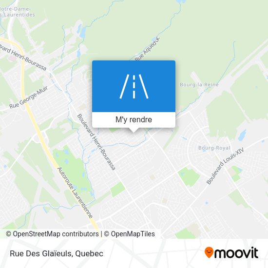 Rue Des Glaïeuls plan