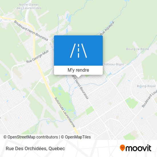 Rue Des Orchidées plan