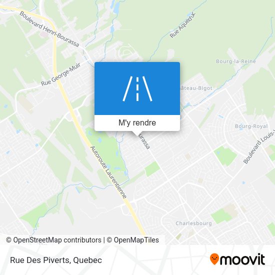 Rue Des Piverts plan