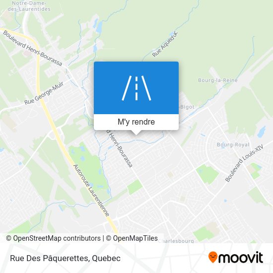 Rue Des Pâquerettes plan