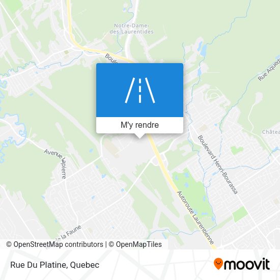 Rue Du Platine plan