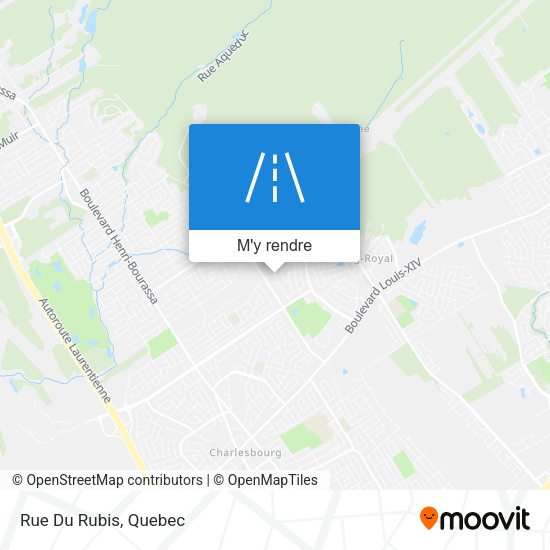 Rue Du Rubis plan