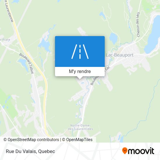 Rue Du Valais plan