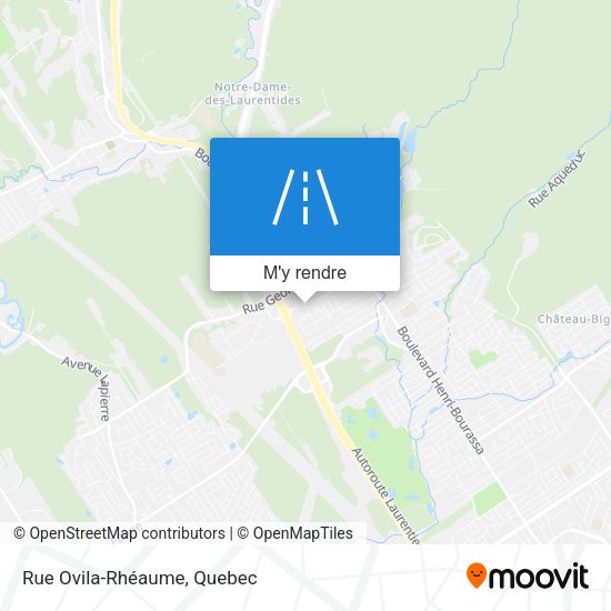 Rue Ovila-Rhéaume plan