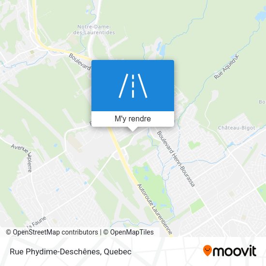 Rue Phydime-Deschênes plan