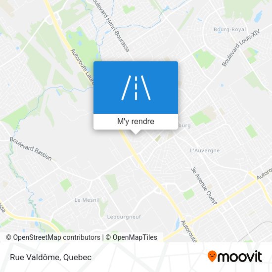 Rue Valdôme plan
