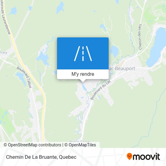 Chemin De La Bruante plan