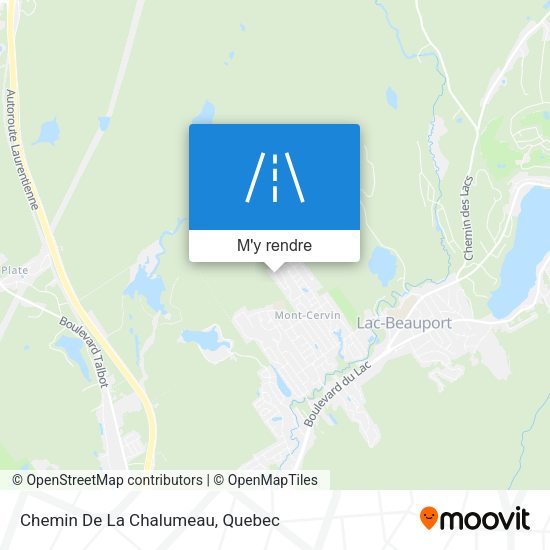 Chemin De La Chalumeau plan