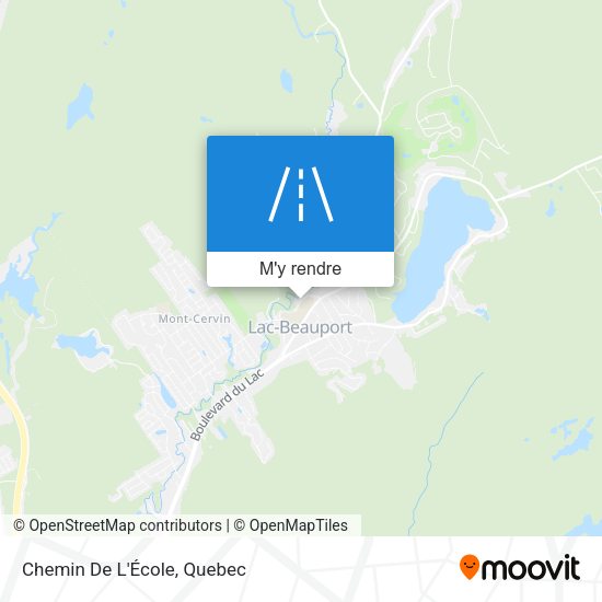 Chemin De L'École plan