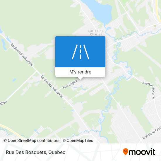 Rue Des Bosquets plan
