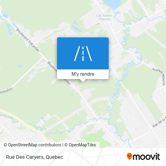 Rue Des Caryers plan