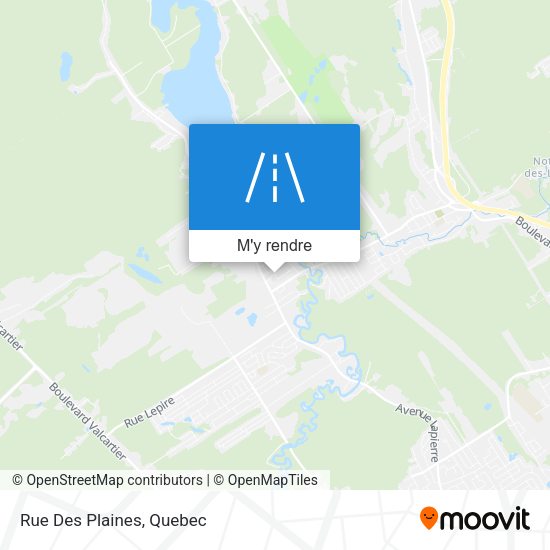 Rue Des Plaines plan