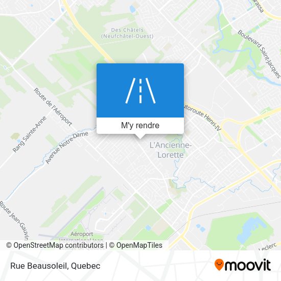 Rue Beausoleil plan